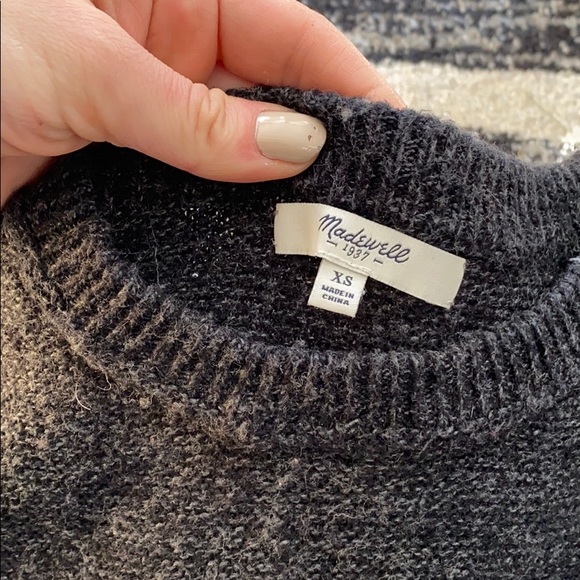 madewell charcoal knit sweater - Picture 2 of 6